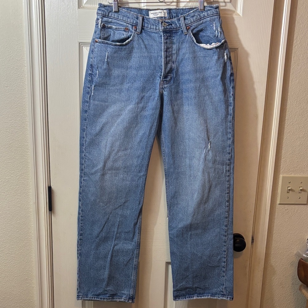 Abercrombie & Fitch 90’s baggy low rise Jeans 30 10 r 10r
